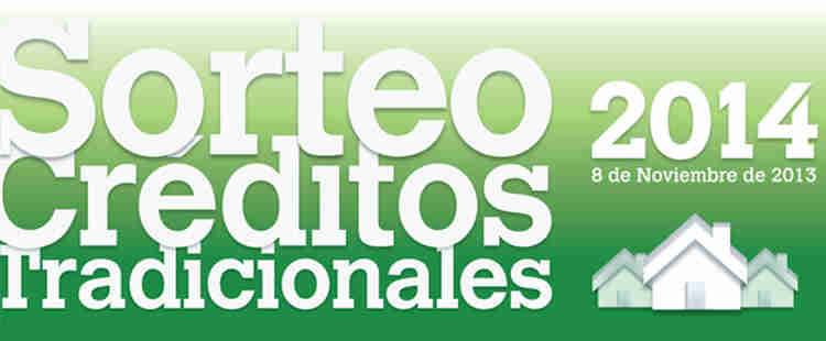 Convocatoria para el sorteo tradicional de créditos hipotecarios 2014 del FOVISSSTE.