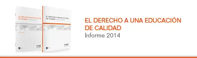 Presenta INEE “El derecho a una educación de calidad. Informe 2014”.