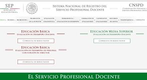 Resultados de la evaluación del desempeño docente 2015-2016