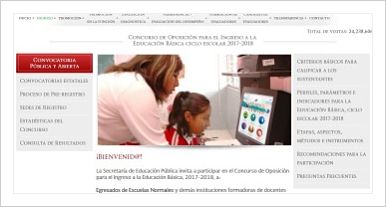 Convocatoria para el concurso de plazas docentes en educación básica 2017-2018