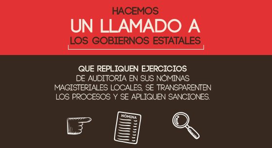 ¡Y ahora exigen auditoría a las nóminas magisteriales en los Estados!