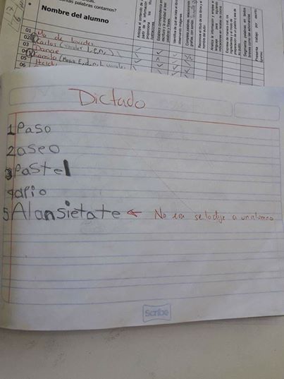 ¡Mira aquí el dictado de un niño que se ha vuelto viral!