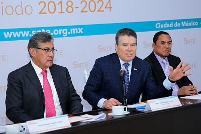 Pide SNTE al Gobierno Federal que detenga la precarización del trabajo docente.