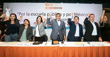 Nuevo plan de estudios en educación básica respeta los derechos laborales de los maestros: SNTE.