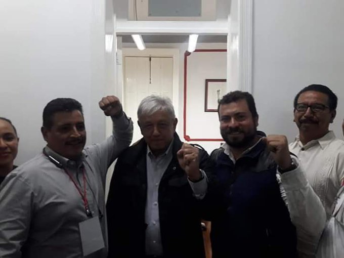 Conquista CNTE relación bilateral con AMLO.