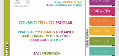 Fichas para la segunda sesión ordinaria del Consejo Técnico Escolar 2018-2019