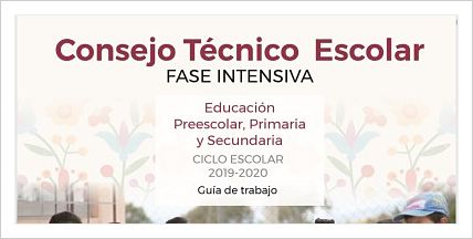Guía para la fase intensiva del Consejo Técnico Escolar 2019-2020.