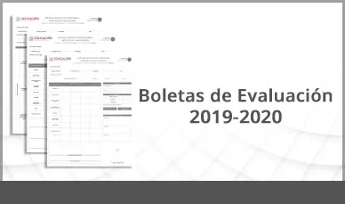 Boletas de Evaluación 2019-2020