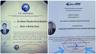 Acusan al #Senatore Samuel García de falsificar su título de Doctor