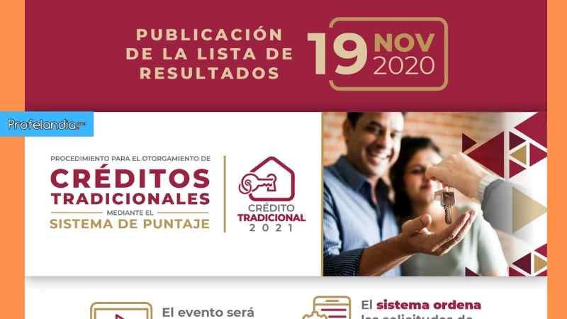 Convocatoria para créditos hipotecarios Tradicionales del FOVISSSTE 2021