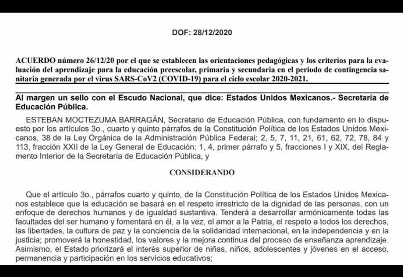 Publica SEP criterios para evaluar los aprendizajes en el ciclo escolar 2020-2021