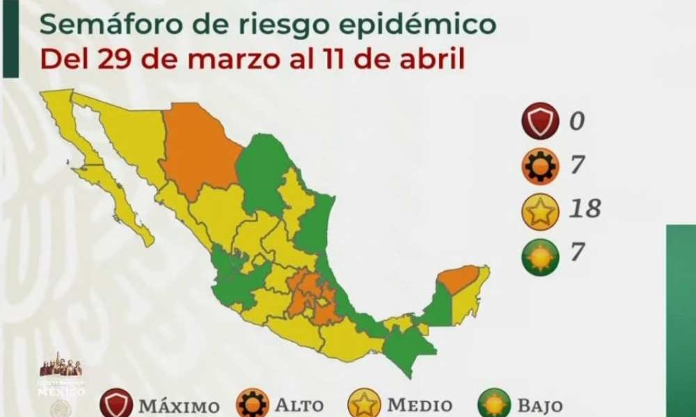#ClasesPresenciales: 7 Estados en semáforo verde