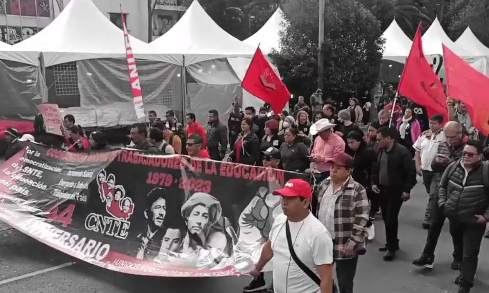 AMLO prefirió inaugurar su “trenecito” que escuchar a los maestros: CNTE