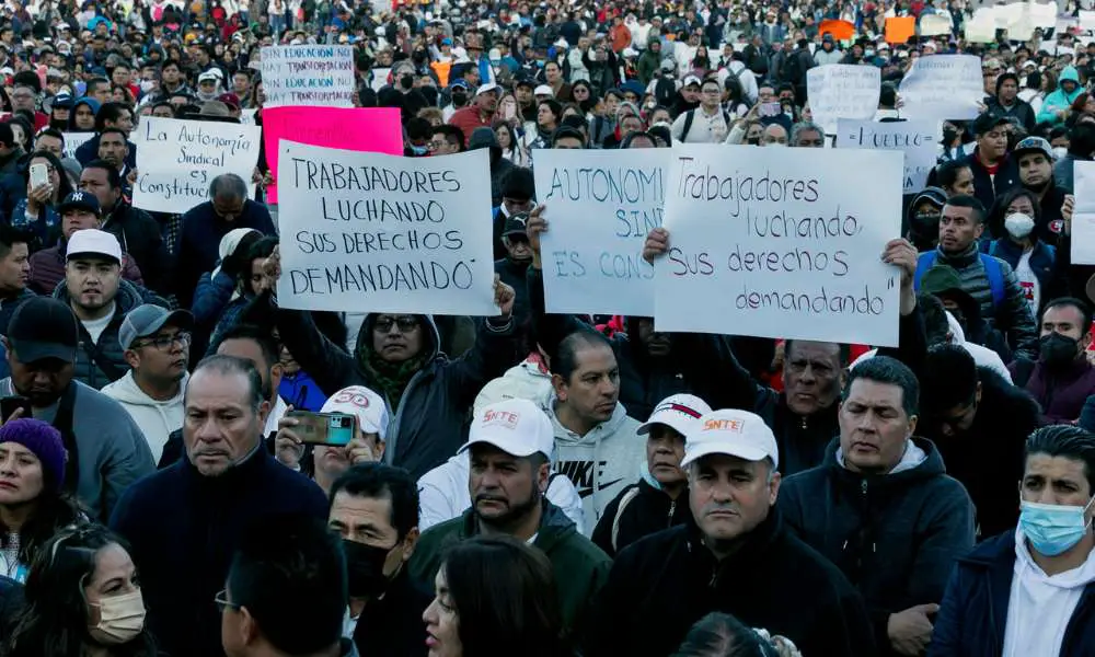 SNTE lanza advertencia a Gobernador de Nayarit; exige revocación de mandato
