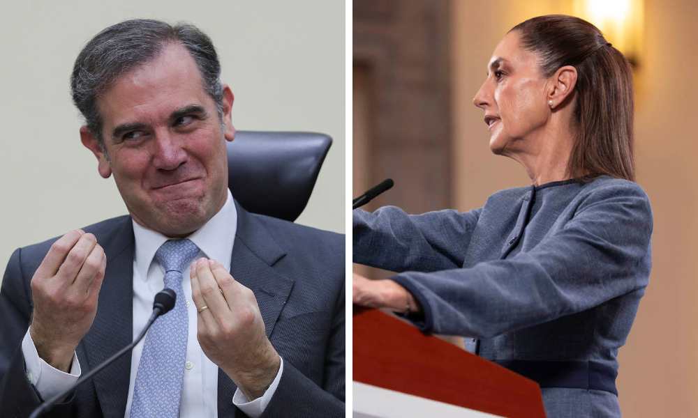 Lorenzo Córdova y Claudia Sheinabum