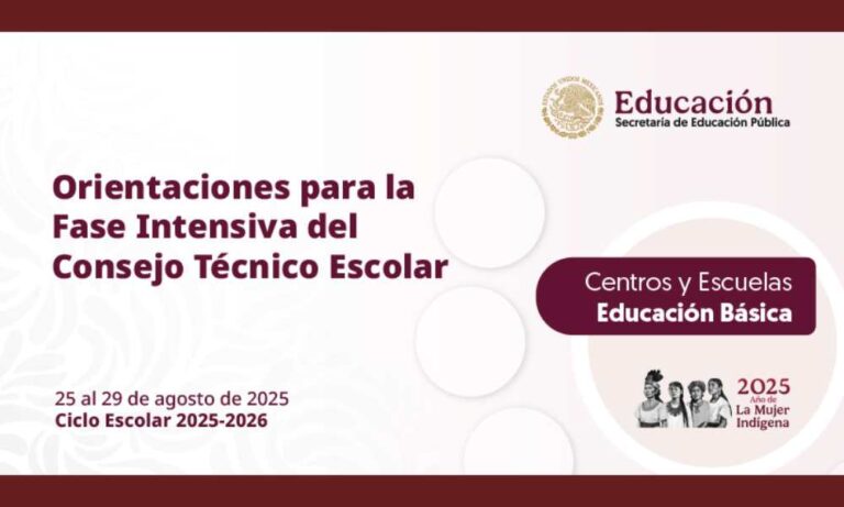 Fase intensiva del consejo técnico escolar 2025-2026