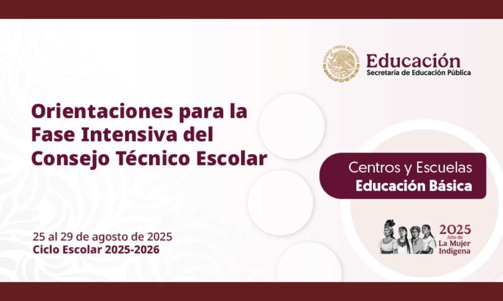 Fase intensiva del consejo técnico escolar 2025-2026